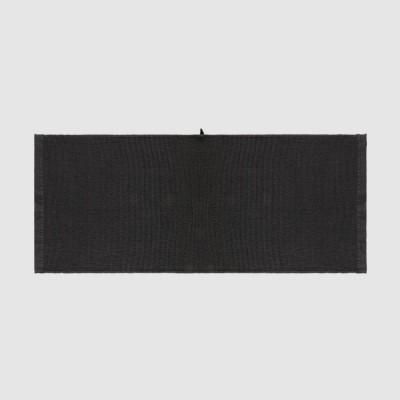 Sitzauflage 60x160 cm Schwarz/Grau